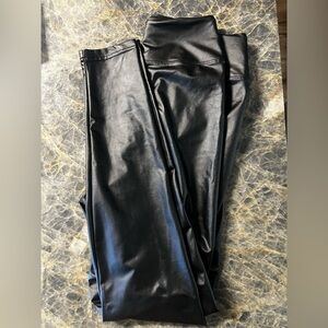 Aerie | Black Faux Leather Leggings